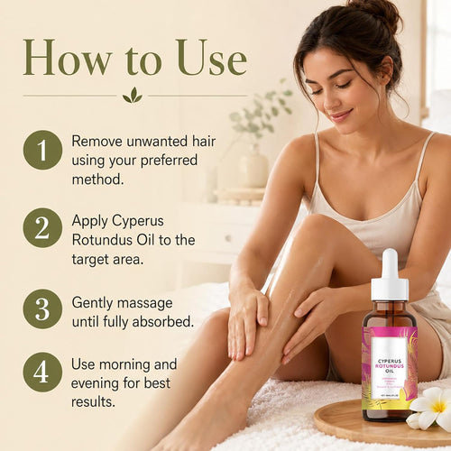 Cyperus Rotunduc Hair Removal Oil